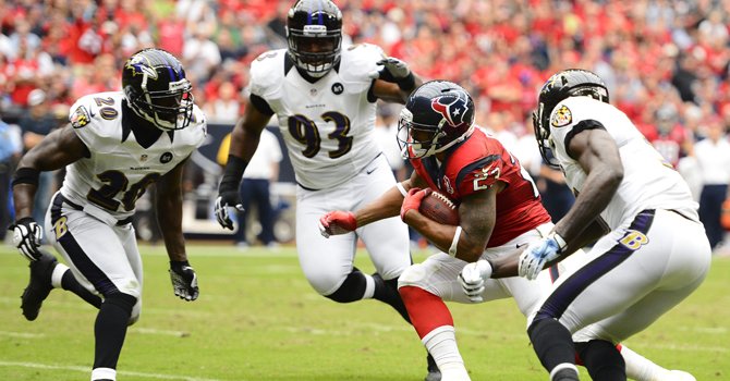 Derrotas para Ravens y Redskins en la NFL