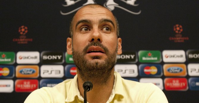 Pep Guardiola técnico del Bayern Munich