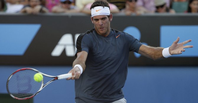 Del Potro avanza en el Abierto de Australia