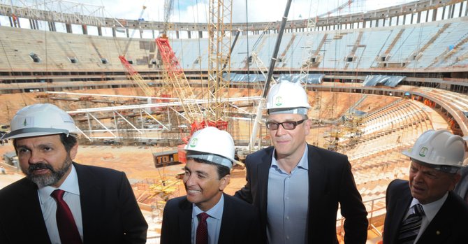 La FIFA conforme con obras de Brasil 2014