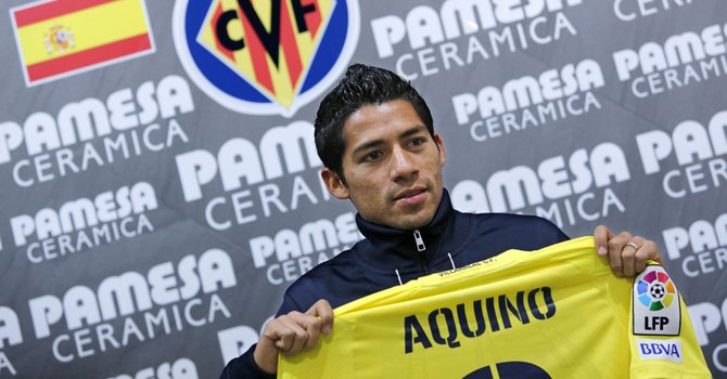 Javier Aquino ya está en el Villarreal