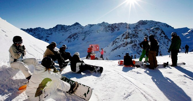 En la nieve, Protéjase más del sol!