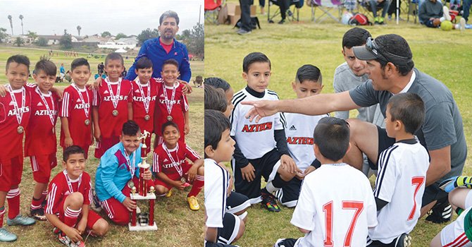 Dedicación y entrega de entrenadores voluntarios locales