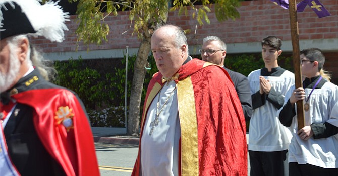 Celebran procesión y recuerdan el episodio de la Pasión de Cristo, en Semana Mayor