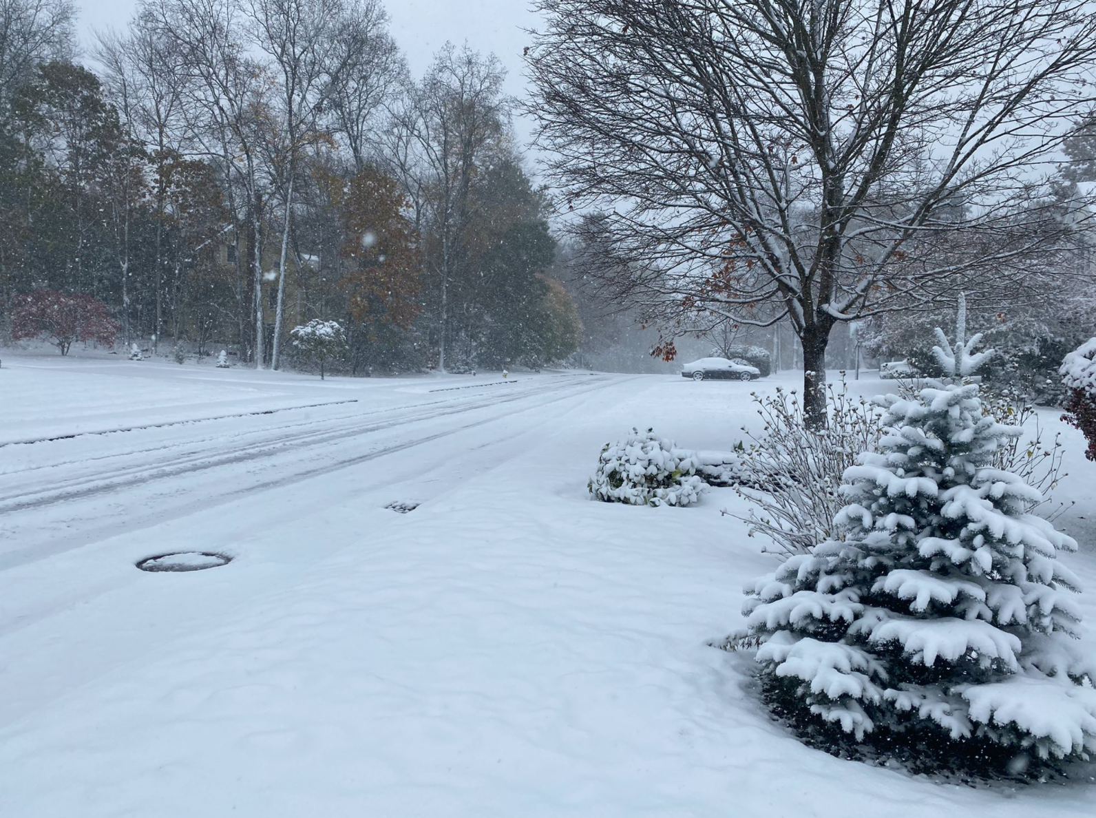 ¡Llegó la nieve! MA experimenta la primera nevada de la temporada