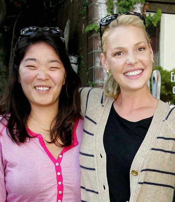 Katherine Heigl y su hermana mayor Meg