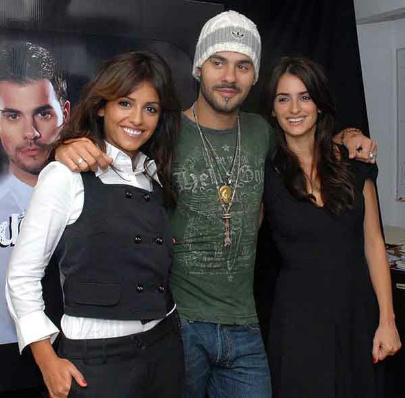 Mónica, Eduardo y Pénélope Cruz