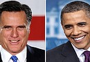 Una encuesta de CBS/New York Times coloca a Mitt Romney (46%) ligeramente por encima del president Barack Obama (43%,) para las presidenciales de noviembre