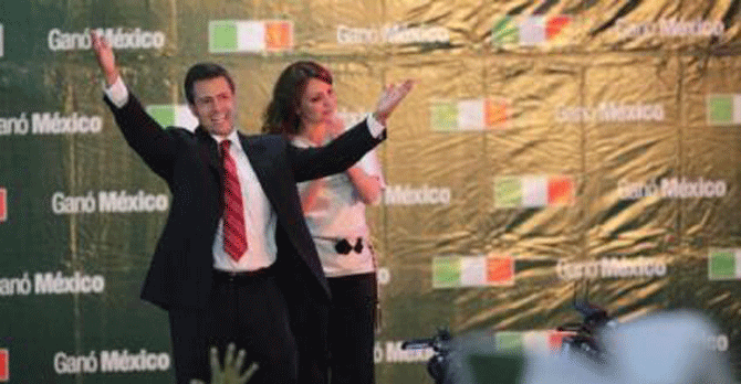 Peña Nieto gana los comicios en México con el 90 % del voto escrutado
