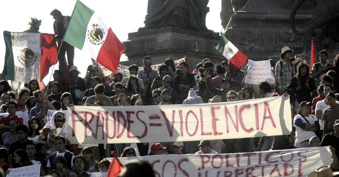 Encarcelan a participantes en disturbios contra Peña Nieto