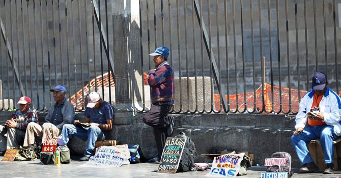 Prevalece el desempleo en México