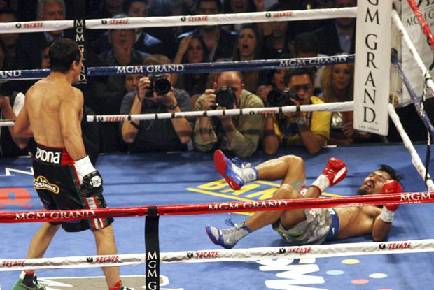 El 8 de diciembre el mexicano Juan Manuel Márquez noqueó de forma espectacular al filipino Manny Pacquiao en la cuarta en la cuarta pelea entre ambos boxeadores.