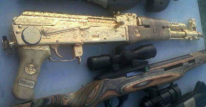 Honduras: decomisan armas, joyas y monturas con oro