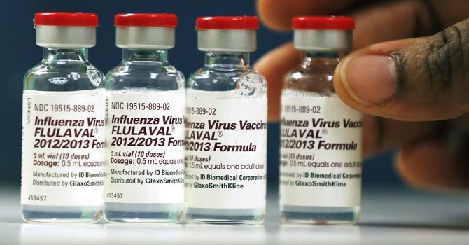 Vacuna contra la gripe es 60 por ciento efectiva