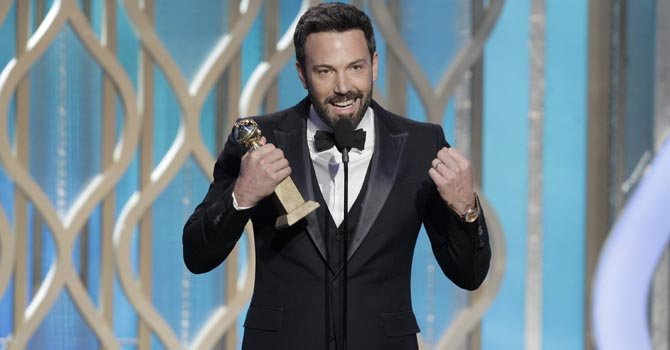 Ben Affleck triunfa con "Argo" en los Golden Globe