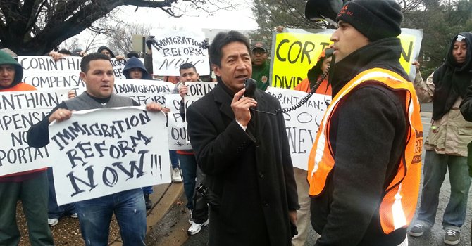 Protestan en Virginia contra constructora