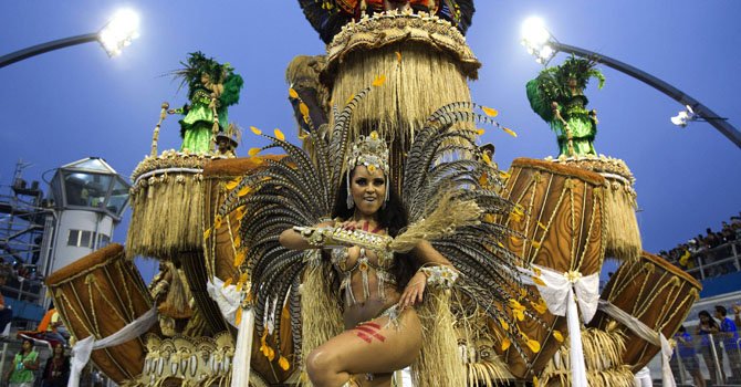 Carnaval de Río en pleno apogeo