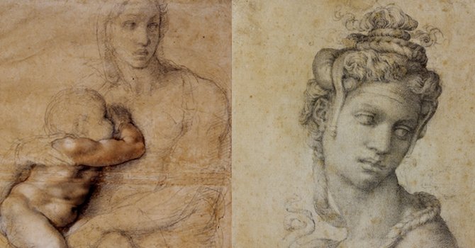 Virginia exhibe dibujos de Miguel Ángel