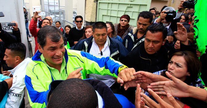 Cierran campañas electorales en Ecuador