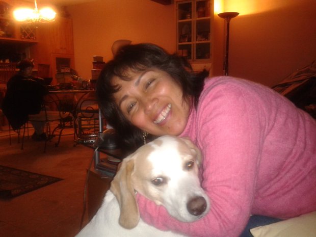 Ella Soria con Tautos. "El amor y la amistad deben ser con todos los seres vivos que nos rodean".