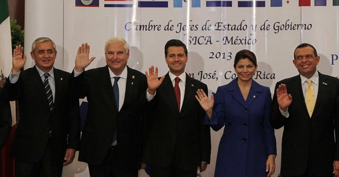 Inicia cumbre México-Centroamérica en Costa Rica