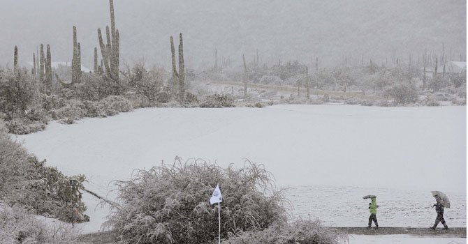 Tormenta de nieve azota centro y oeste del país
