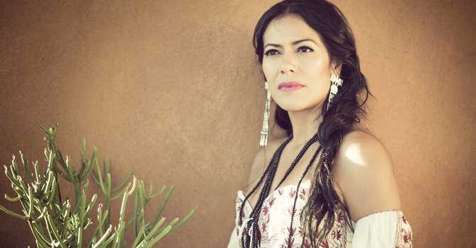 La cantante mexico americana Lila Downs.