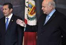 El presidente de Perú, Ollanta Humala fue recibido por el secretario general de la Organización de Estados Americanos, José Miguel Insulza en su vista a Washington D.C.