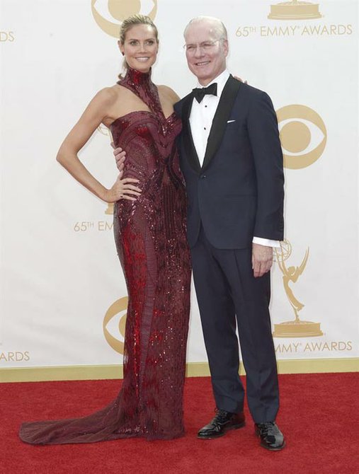 Heidi Klum y Tim Gunn, de "Project Runaway".