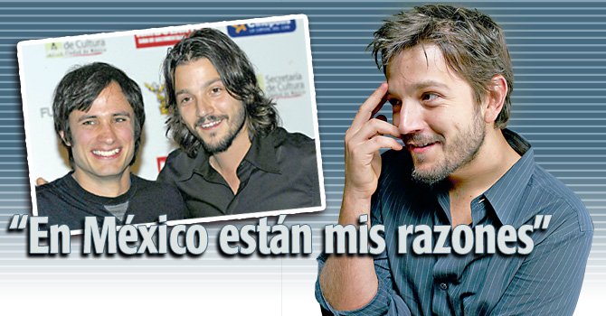 Diego Luna se reencontró con su país y con el teatro
