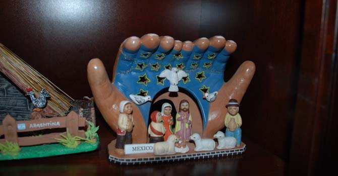 Nacimiento en miniatura de México