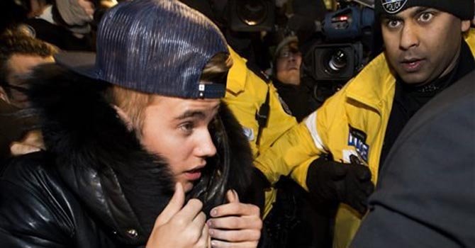 Justin Bieber: dos arrestos en una semana