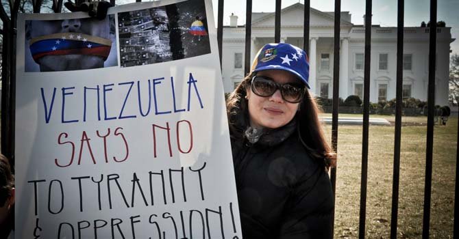 Ante la Casa Blanca el 1 de marzo