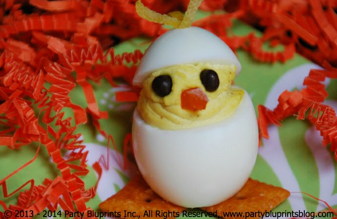 Pollitos con Huevos Rellenos para Pascua y Celebraciones de Primavera