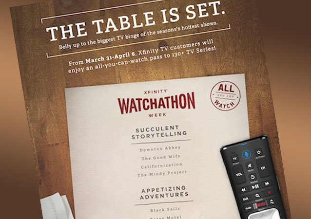Regresa la semana del Watchathon de Comcast