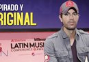 Enrique Iglesias confesó que componer es para él una forma de desahogarse.