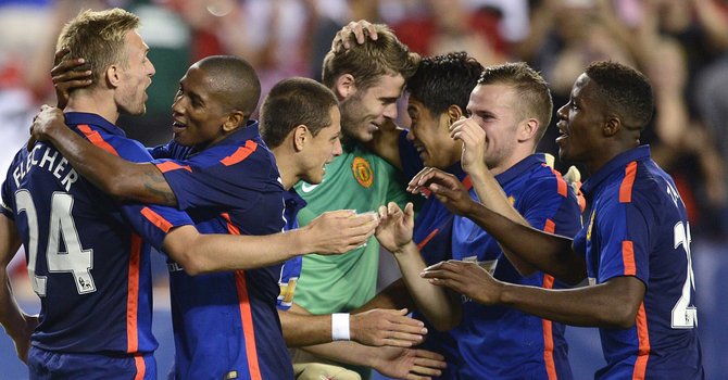 Man-U se roba el show ante el Inter de Milán