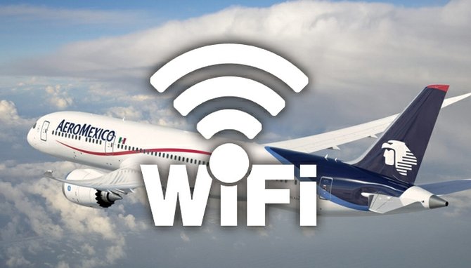 Aeroméxico la primera línea en Latinoamérica con Wifi en sus naves