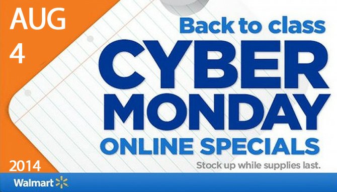 Presenta Walmart venta Cyber Monday para “Back to School”