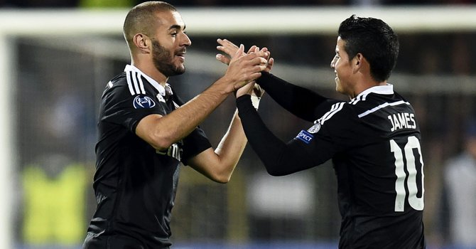 Champions: madrileños ganan sufriendo