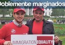 Fernanda Vallejo (Decha.) salió huyendo de la violencia y homofobia en Honduras, hoy pide asilo político en Estados Unidos, en donde también ha sido humillada por ser transgénero. /Foto Immigration Equality