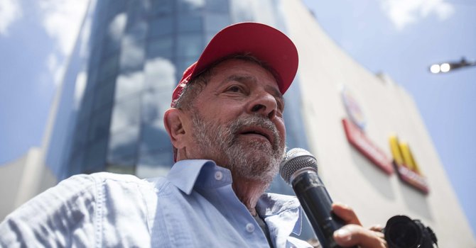 Lula da Silva realiza acto en apoyo a Rousseff