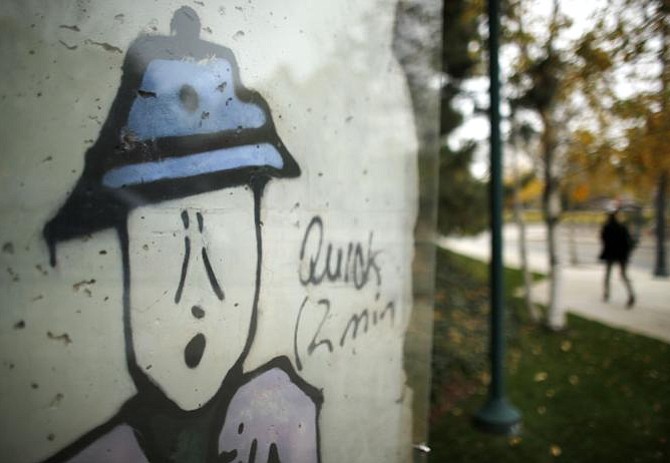 En Boston se pueden contemplar dos pedazos del Muro de Berlín