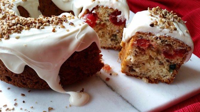 Pastel de Frutas Navideño