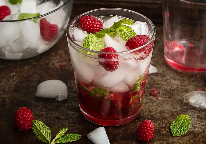 Vodka Mojitos de Frambuesa
