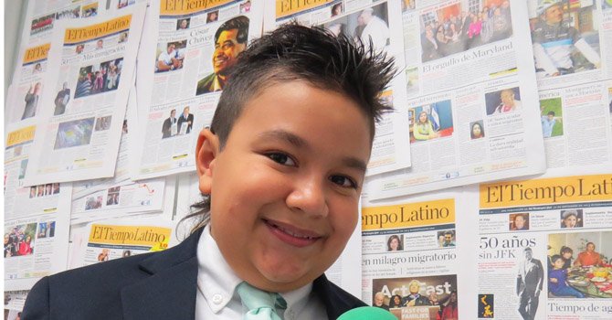 Diego Gómez el Peque Reportero de Guatemala roba sonrisas en Washington