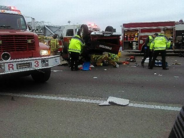 2 personas resultaron lastimadas en un accidente en Georgetown
