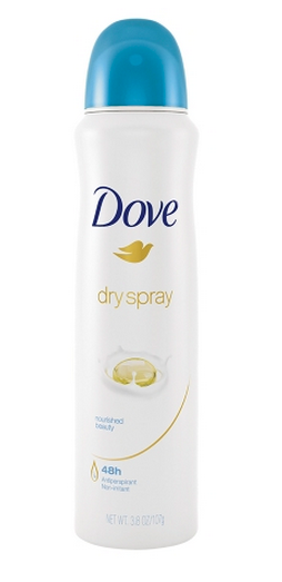 Dove Dry Antiperspirant. SRP $6.99