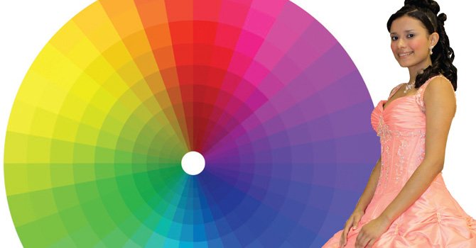 Eligiendo un esquema de colores para tu fiesta de 15 años