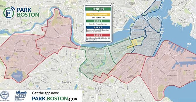 En verano será posible pagar los parquímetros con teléfonos inteligentes en todo Boston